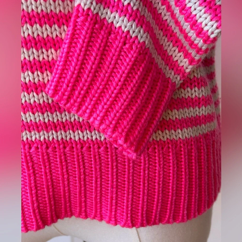 J. Crew‎ V-Neck Chunky Knit Sweater Size XS